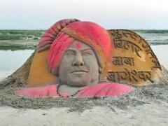 विरोध के बीच आज हनुमंत कथा करने पटना पहुंचेंगे बागेश्वर वाले बाबा, सैंड आर्टिस्ट ने बनाई तस्वीर