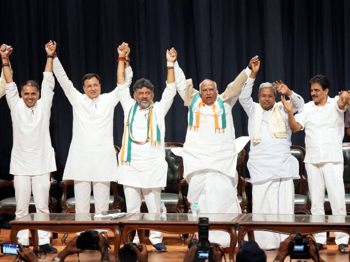 Karnataka Election Results 2023 Congress Makes Record Winning Karnataka By Biggest Vote Share In 34 Years Karnataka Election Results: कांग्रेस ने तोड़ा रिकॉर्ड, 34 साल में सबसे बड़े वोट शेयर से कर्नाटक जीता