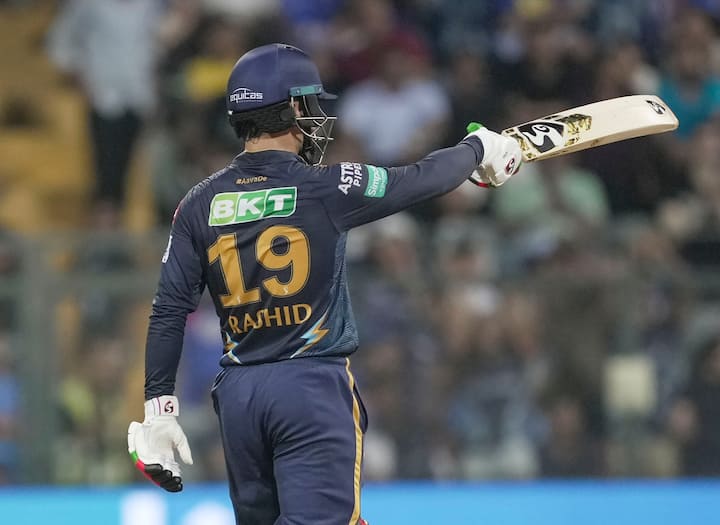 Highest ninth-wicket partnerships in Men’s T20 cricket: 132* - Saber Zakhil, Saqlain Ali (Belgium) vs Austria, 2021, 88* - Rashid Khan, Alzarri Joseph (GT) vs MI, 2023, 73* - Isharul Islam, Jaynul Islam (Partex Sporting Club), 2021, 72* - Akeal Hosein, Romario Shepherd (WI) vs ENG, 2022 | Statistics Courtesy: Cricbuzz