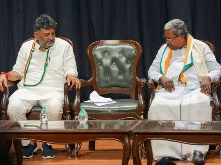 karnataka election result 2023 who will be congress cm face siddaramaiah or dk shivakumar  Karnataka Election Result 2023: સિદ્ધરમૈયા કે ડીકે શિવકુમાર ? કર્ણાટકમાં કોણ છે કૉંગ્રેસના CM પદના દાવેદાર