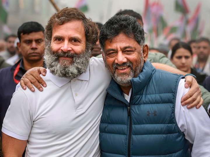 Karnataka Election Result 2023 Congress First Reaction I am Invincible I am Invincible unstoppable today As Karnataka Results Unfold, Congress Tweets 'I'm Invincible' With Bharat Jodo Yatra Snippets — WATCH