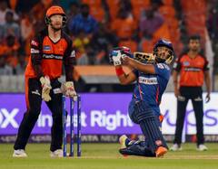 IPL 2023 : लखनौचे नवाब हैदराबादवर भारी, पूरन-मंकडची फटकेबाजी