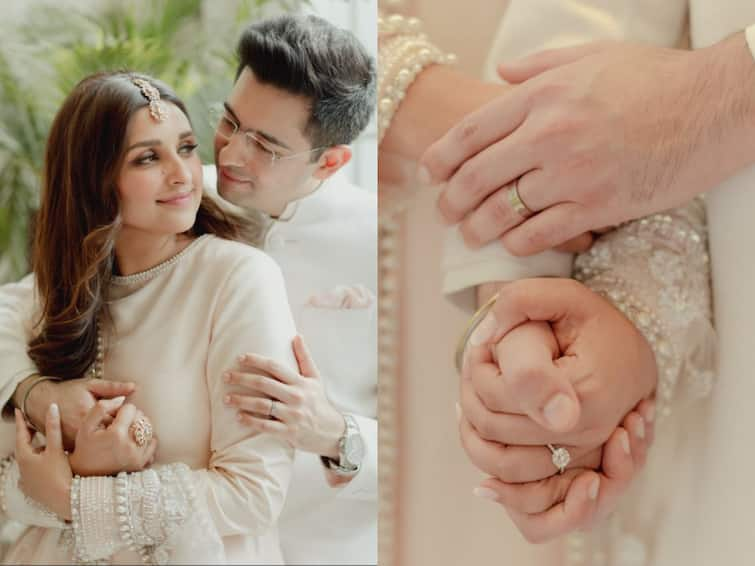 Parineeti Chopra-Raghav Chadha Engagement Highlights: First Photos Out