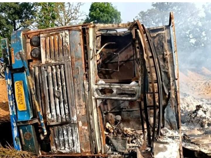 Chhattisgarh Fierce fire broke out in a truck loaded with Tendupatta in Bastar ann Bastar News: छत्तीसगढ़ में 'हरा सोना' लदे ट्रक में भीषण आग, ट्रक ड्राइवर की सूझबूझ से बचा करोड़ों का नुकसान