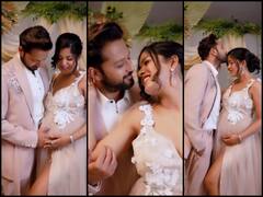 इशिता दत्ता ने कराया मैटरनिटी फोटोशूट, बेबी बंप को सहलाते हुए दिखे पति, माथे पर भी किया किस