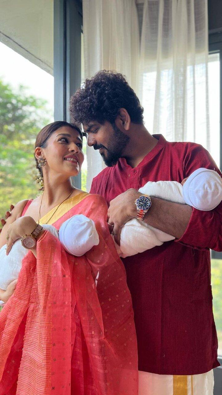 ప్రేమ వివాహం చేసుకున్న నయనతార, విఘ్నేష్ శివన్ దంపతులు సరోగసి ద్వారా కలలకు తల్లిదండ్రులయ్యారు. Photo Credit: Vignesh Shivan/Instagram