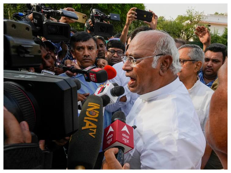 'High Command Will Take Its Time': Congress' Mallikarjun Kharge On Karnataka CM 'High Command Will Take Its Time': Congress' Mallikarjun Kharge On Karnataka CM