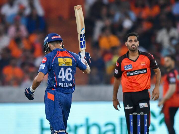 Prerak Mankad, the emerging superstar in IPL, helped Lucknow Super Giants (LSG) beat Sunrisers Hyderabad (SRH) by 7 wickets to keep their IPL 2023 Playoffs hopes alive.