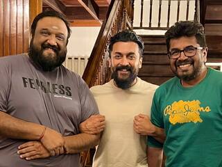 Kanguva New Still: சூர்யா செம்ம ஹாப்பி.... இணையத்தை அதிரவைக்கும் கங்குவா டீம்..!