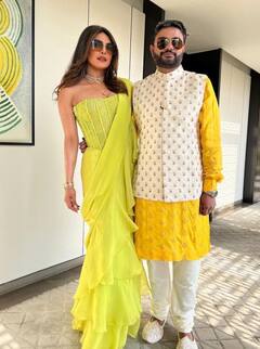 Parineeti-Raghav की सगाई में बहन Priyanka Chopra ने फैमिली के साथ दिए पोज, Inside Photos की शेयर