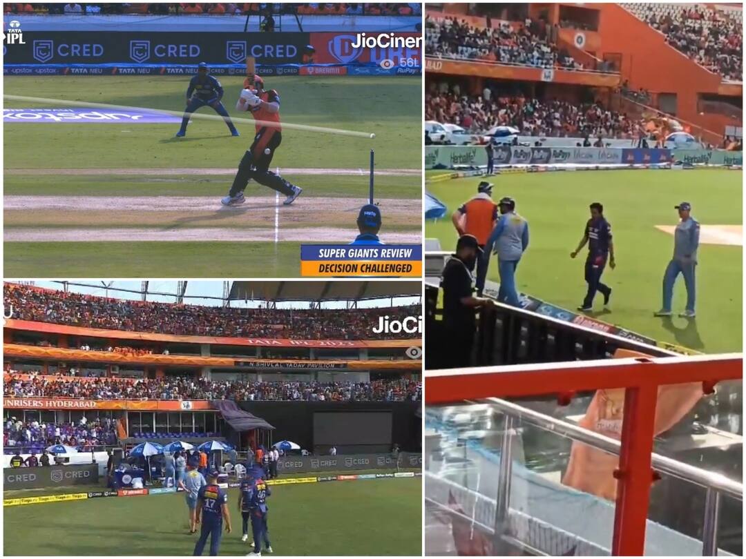 சர்ச்சையான முடிவை தந்த மூன்றாம் நடுவர்… LSG டக்கவுட் மீது நட், போல்டை வீசிய SRH ரசிகர்கள்! கோலி பெயரை சொல்லி கூச்சல்!