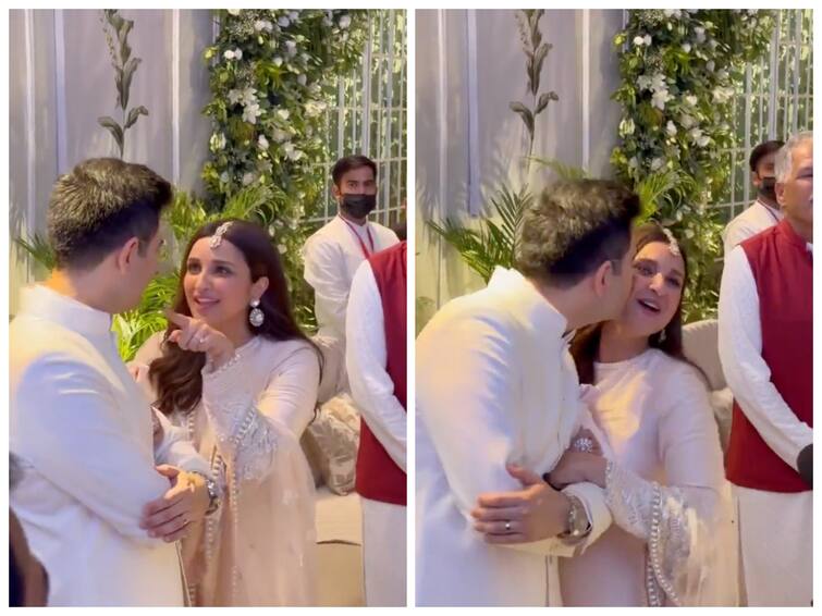 Raghav Chadha Kisses Parineeti Chopra As She Sings ‘Ve Maahi’ For Him - Watch Raghav Chadha Kisses Parineeti Chopra As She Sings ‘Ve Maahi’ For Him - Watch