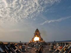 चीन और पाकिस्तान के होश उड़ा देगा स्वदेशी आईएनएस मोरमुगाओ, ब्रह्मोस को किया फायर, देखें तस्वीरें