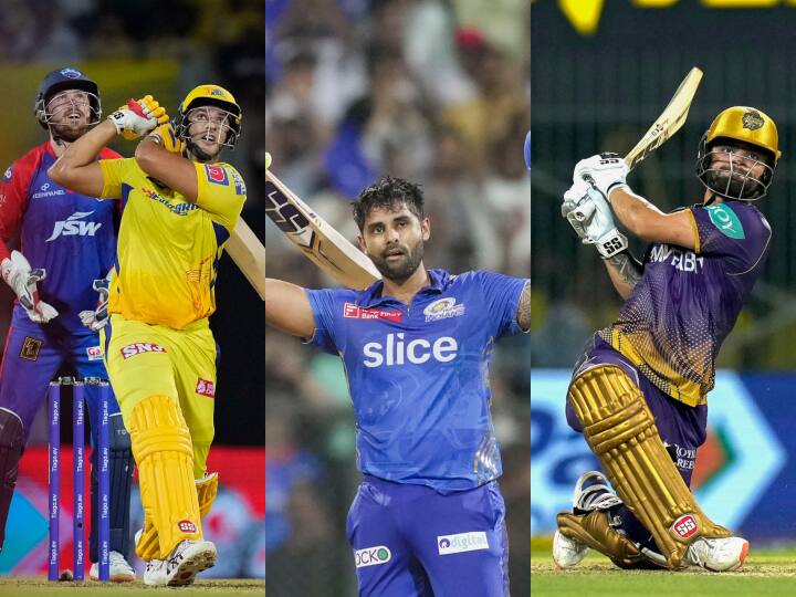 Faf du Plessis Shivam Dube Yashasvi Jaiswal Rinku Singh Suryakumar Yadav Most Sixes In IPL 2023 Here Know Stats IPL 2023: रिंकू सिंह से लेकर शिवम दूबे तक, इस सीज़न भारतीय बल्लेबाज़ों ने लगाए खूब छक्के, देखें टॉप-10 लिस्ट