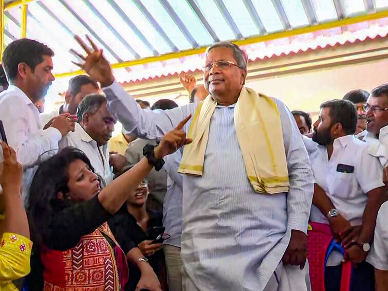 Siddaramaiah Becomes New Chief Minister of Karnataka DK Shivakumar deputy chief minister Congress Siddaramaiah Edges Out Shivakumar To Become Next Chief Minister Of Karnataka