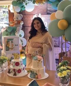 Pankhuri Awasthy जुड़वा बच्चों को देने वाली हैं जन्म, बेबी शावर में किया खुलासा, गोल्डन साड़ी में इठलाती नजर आईं एक्ट्रेस, देखें इनसाइड तस्वीरें