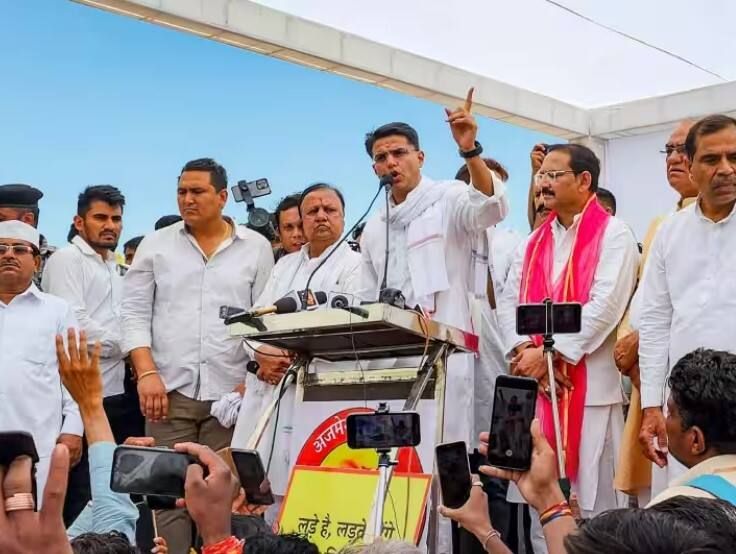 sachin pilot in jan sangharsh yatra attack on ashok gehlot government on paper leak case and vasundhara raje governance  Jan Sangharsh Yatra: જનસંઘર્ષ યાત્રામાં સચિન પાયલટે વિરોધીઓ પર નિશાન સાધ્યું, જાણો શું આપ્યું મોટુ નિવેદન  