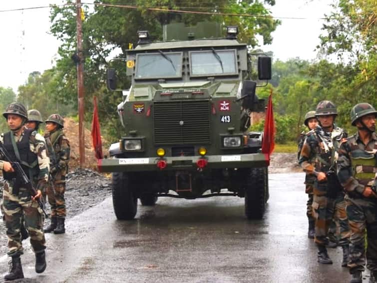 Manipur Violence Indian Army Conducting Area Domination Patrols Along Myanmar Border Drones To Maintain Peace Manipur: Army Conducting Round-The-Clock Patrols Along Myanmar Border To Maintain Peace