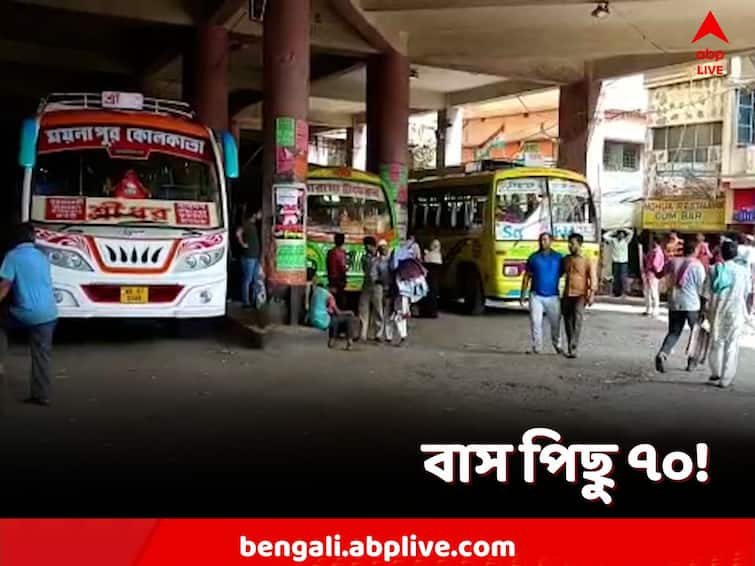 Hooghly, Bus owners are complaining against INTTUC in Arambagh area of ​​extorting money from buse Hooghly News: বাসপিছু ৭০ টাকা! INTTUC-এর বিরুদ্ধে তোলাবাজির অভিযোগ মালিকদের