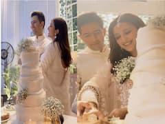 A Glimpse Of Parineeti Chopra-Raghav Chadha's Ivory-Themed Engagement Cake
