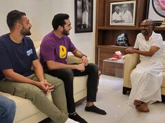 Superstar :'சூப்பர் ஸ்டாரு யாருன்னு கேட்டா சின்னக் குழந்தையும் சொல்லும்'!ரஜிகாந்தை சந்தித்த கிரிக்கெட் வீரர்கள்