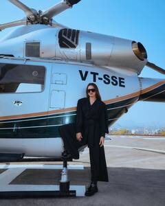 Sonakshi Sinha Shares Pictures In A Black Jumpsuit, Poses In Front Of A Chopper | Pics