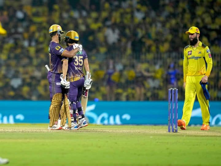 IPL 2023 after KKR beats Chennai Super kings playoff race gets tougher know all teams qualification equation for play off IPL 2023: चेन्नई पर केकेआर की जीत के बाद प्लेऑफ की रेस में कायम हैं 9 टीमें, जानिए अब क्या है क्वालिफिकेशन समीकरण