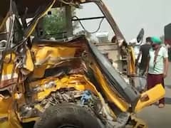 लुधियाना में स्कूल बस और सरकारी बस में हुई टक्कर, कई छात्र घायल, दो की हालत गंभीर