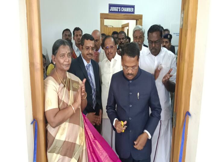 Nagapattinam High Court Judge open Tirukkuvalai court TNN திருக்குவளை தாலுகாவிற்கு தனி நீதிமன்றம் - சென்னை உயர்நீதிமன்ற தலைமை நீதிபதி திறந்து வைத்தார்