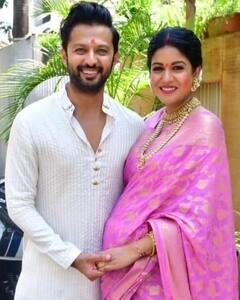 Parents-To-Be Ishita Dutta And Vatsal Seth Slay In Ethnic At Baby Shower Ceremony | PICS