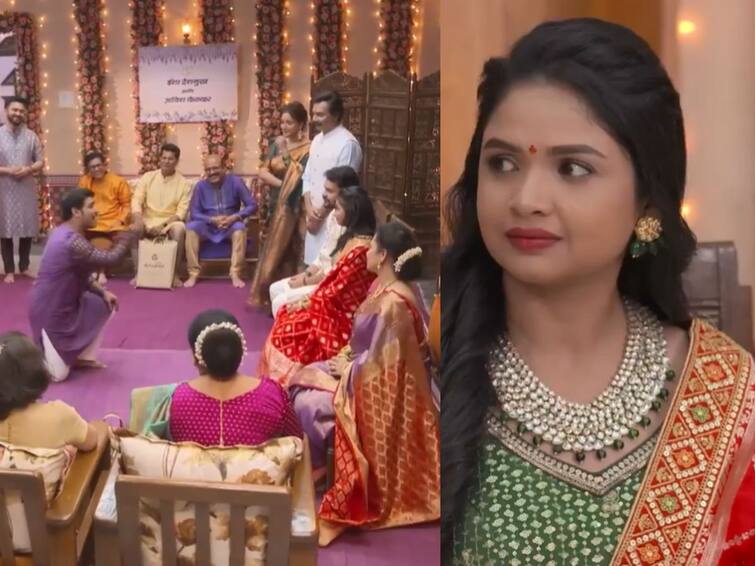 aai kuthe kay karte marathi serial latest update isha and Anish engagement Aai Kuthe Kay Karte: डान्स आणि गाण्यांनी रंगला ईशा आणि अनिषचा साखरपुडा सोहळा; पाहा 'आई कुठे काय करते' मालिकेचा प्रोमो