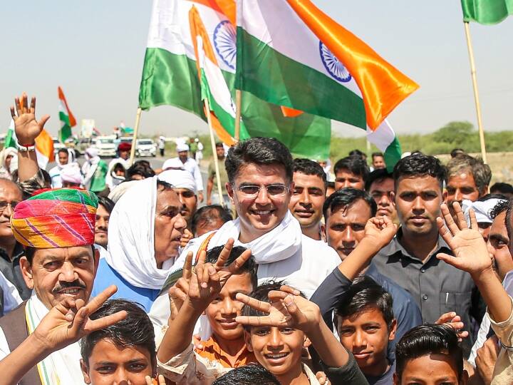 Sachin Pilot Jan Sangharsh Yatra reached Jaipur Rajasthan Ashok Gehlot minister Rajendra Singh Gudha join this movement Jan Sangharsh Yatra: सचिन पायलट की जनसंघर्ष यात्रा पहुंची जयपुर, गहलोत सरकार के मंत्री भी हुए शामिल