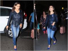कान्स में शामिल होने के लिए रवाना हुईं Sara Ali Khan, एयरपोर्ट पर ब्लैक जैकेट के साथ ब्लू डेनिम में लगीं बेहद स्टाइलिश