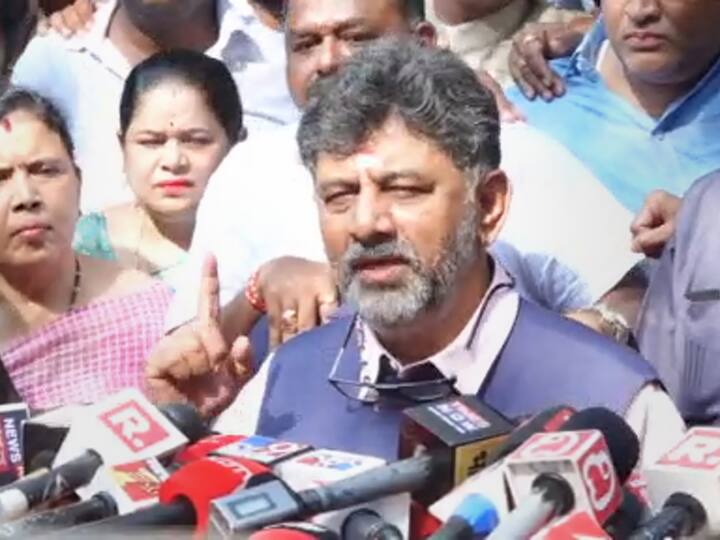 As suspense continues over the CM of Karnataka, Congress state president DK Shivakumar arrived in Delhi to attend the party's High Command meeting. While leaving Bengaluru earlier he said, 