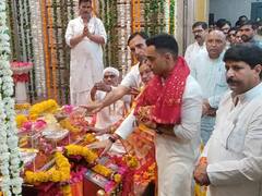 कार्तिकेय चौहान ने देवी विजयासन की चरण पादुका का किया पूजन, CM शिवराज सिंह चौहान आज रथ करेंगे रवाना