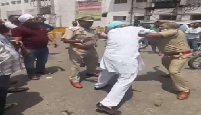 Policeman and Vehicle driver Clash on the Road in Amritsar. Its video is going viral Amritsar News : ਸੜਕ 'ਤੇ ਹੀ ਭਿੜੇ ਪੁਲਿਸ ਮੁਲਾਜ਼ਮ ਤੇ ਵਾਹਨ ਚਾਲਕ, ਵਰਦੀ ਪਾਟੀ, ਪੱਗ ਲੱਥੀ