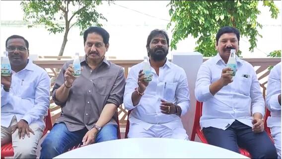 Actor Suman And Jogi Ramesh Visited Neera Cafe | నీరా కేఫ్ లో సుమన్, మంత్రి జోగి రమేష్ | ABP