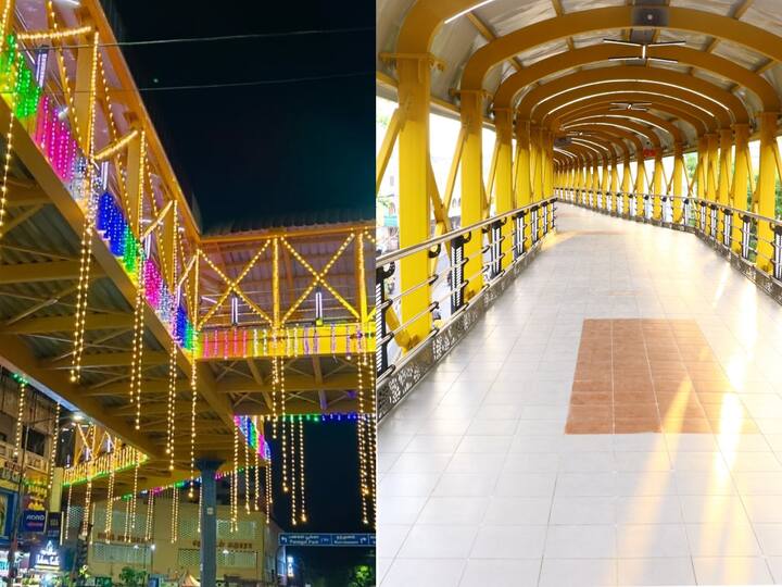 T Nagar Skywalk: தி.நகர் பேருந்து நிலையம் முதல் மாம்பலம் ரயில்வே நிலையம் வரையிலான  ஆகாயமேடையை முதலமைச்சர் மு.க.ஸ்டாலின் இன்று திறந்து வைத்தார்