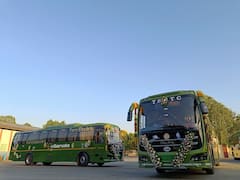 టీఎస్ఆర్టీసీ ఈ-గరుడ బస్సులు ప్రారంభం, HYD-VJA మధ్య 20 నిమిషాలకో బస్ నడిచేలా ప్లాన్