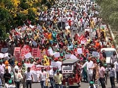 अखिल भारतीय किसान सभा के नेतृत्व में NCR की सड़कों पर उमड़े हजारों किसान, ग्रेटर नोएडा प्राधिकरण को दी बड़ी चेतवानी