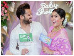 Ishita Dutta Looks Beautiful In Pink Saree At Her Baby Shower, Sister Tanushree Dutta Also Attends - See Pics
