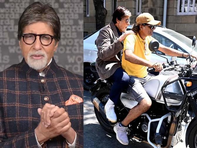 Amitabh Bachchan Clarifies On Pillion On A Bike Without Wearing Helmet Says He Didnt Actually Go Anywhere Details Inside | Amitabh Bachchan ने बिना हेलमेट के सफर करने पर दी सफाई, बताया