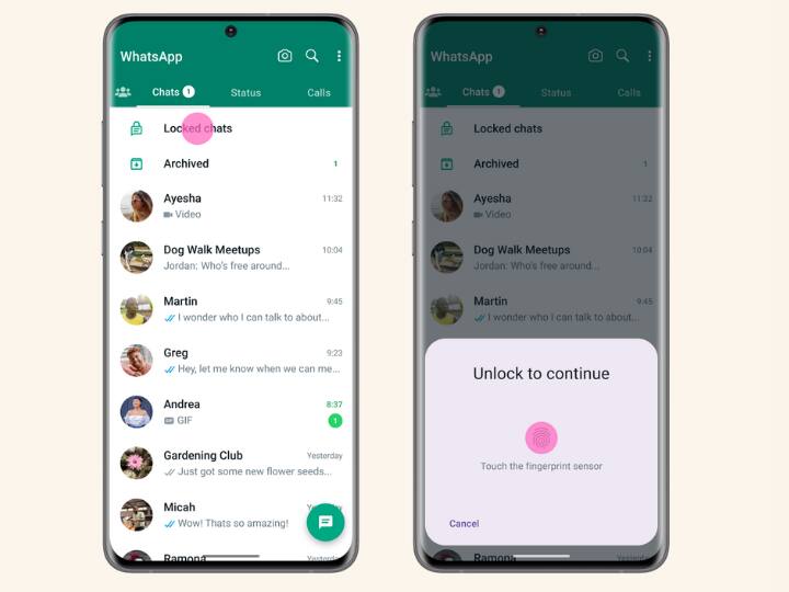 WhatsApp पर अब आप अपनी पर्सनल चैट्स को कर सकते हैं लॉक, फिर इसे कोई नहीं खोल पाएगा WhatsApp chat lock feature is now available For IOS and android users here how to use WhatsApp पर अब आप अपनी पर्सनल चैट्स को कर सकते हैं लॉक, फिर इसे कोई नहीं खोल पाएगा
