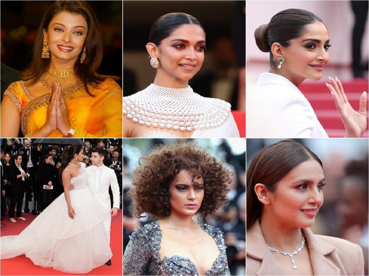 Deepika Padukone at Cannes 2022: Actor brings drama to red carpet in black  and golden ensemble
