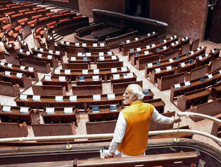 New Parliament House of india The cleaning work of new parliament