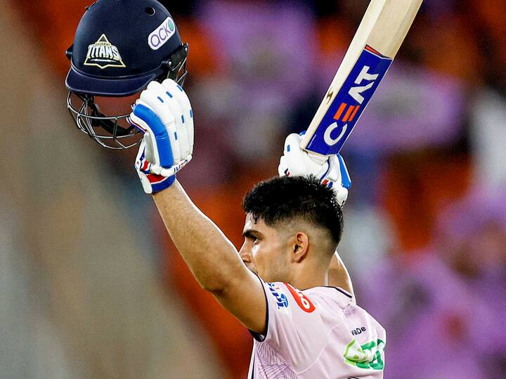 Gujarat Titans star Shubman Gill completed his maiden ton in Indian Premier League against Sunrisers Hyderabad at Ahmedabad's Narendra Modi Stadium on Monday (May 15).