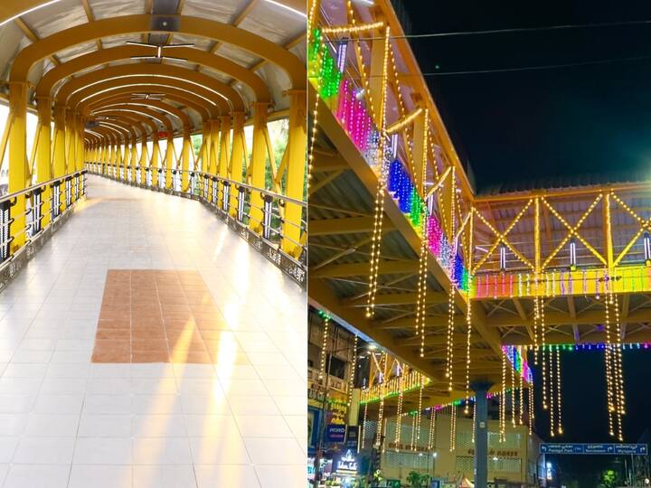 இந்தியாவிலேயெ மிக நீண்ட ஆகாய நடைமேடை என்கிற சிறப்பை இந்த நடைமேடை கொண்டிருப்பது குறிப்பிடத்தக்கது