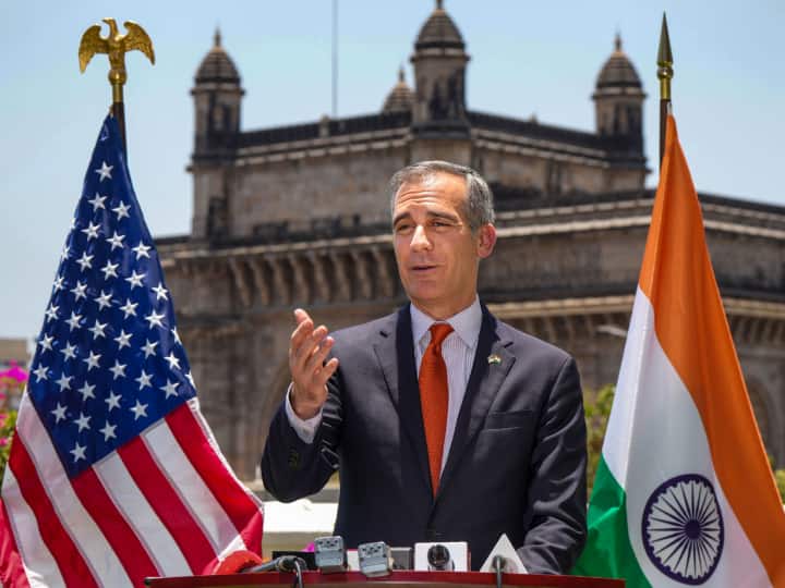 US Ambassador Eric Garcetti says maintaining peace law and order in Pakistan is in the interest of both India and america ann US Ambassador To India: 'पाकिस्तान में शांति और कानून व्यवस्था कायम होना...', बोले भारत में अमेरिकी राजदूत एरिक गार्सेटी