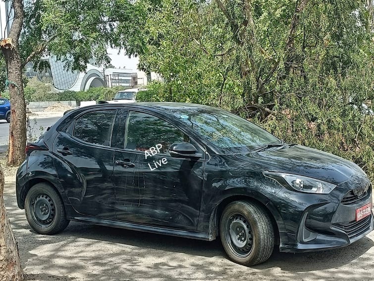 Toyota Yaris Hatchback Testing In India Spotted By ABP Possible Hybrid Launch Date Price India Toyota Yaris Hatchback Spotted, Can This Be A Hybrid Launch For India?
