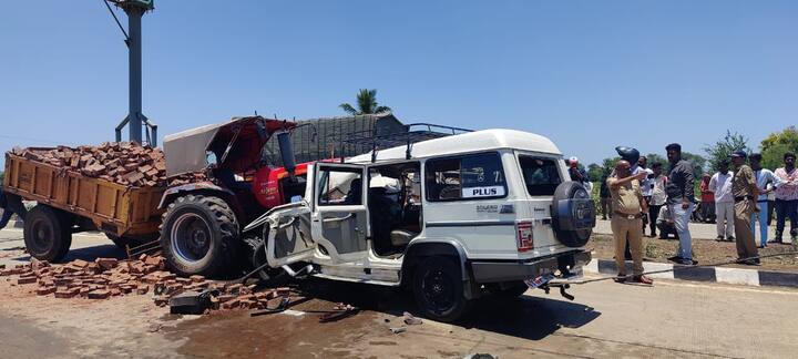 मिरजजवळ वड्डी गावाजवळ हा अपघात झाला.